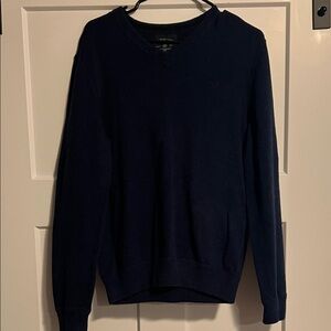 American Eagle Outfitters Navy V-Neck Sweater